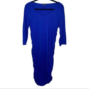 EXPRESS Blue Bodycon Midi Dress